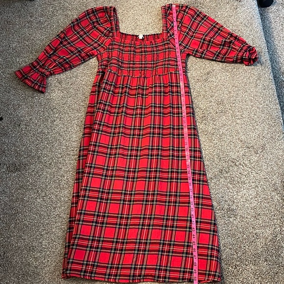 EXCELLENT Condition Mud Pie Christmas Plaid Dress - Picture 2 of 7